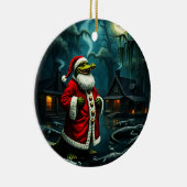 Gator Claus Keramik Ornament (Rechts)