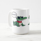 "Gator & Croc Pals" Kaffeetasse (Vorderseite Links)