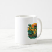 Gator für die Fischerei - MAGA Hat Florida Meme Kaffeetasse (VorderseiteRechts)