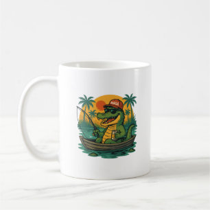 Gator für die Fischerei - MAGA Hat Florida Meme Kaffeetasse