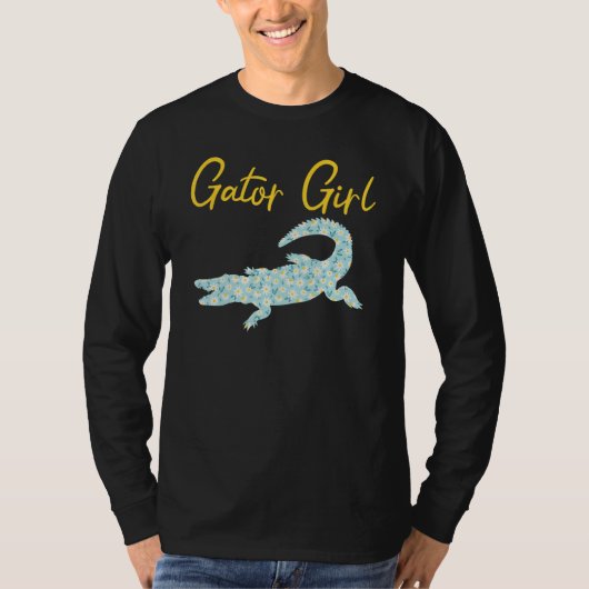 Gator Girl Alligator Lover Zookeeper Crocodile T-Shirt (Vorderseite)