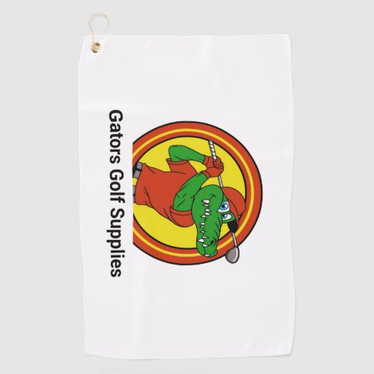 Gator Golf Handtuch (Vorderseite)