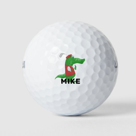Gator Golfer Golfball (Vorderseite)