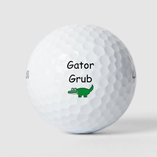Gator Grub Alligator Crocodile Food Golfball (Vorderseite)