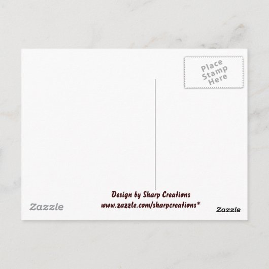 Gator Gruß von Hershey Postkarte (Rückseite)