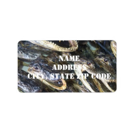 Gator Head Address Labels Adressaufkleber