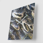 Gator Head Clock Quadratische Wanduhr (Winkel)