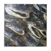 Gator Head Keramik Tile Fliese (Vorderseite)