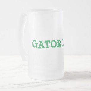 Gator Love-Frostglas-Bierkrug Mattglas Bierglas