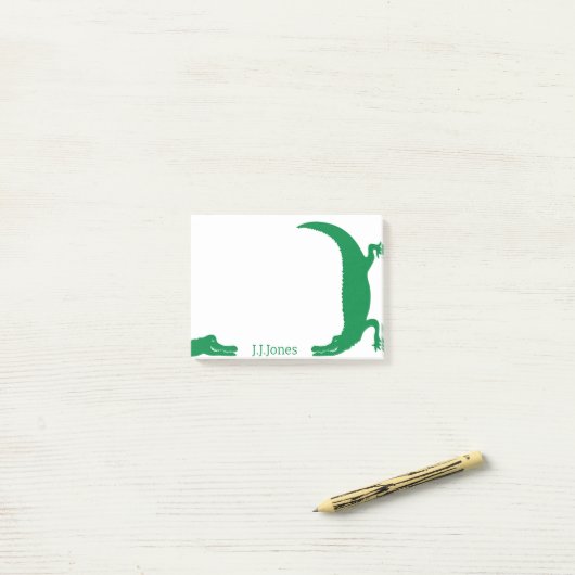 Gator Notes Custom Post-it Klebezettel (Auf Schreibtisch)