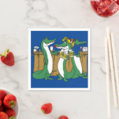 Gator Paper Napkin Serviette (Beispiel)