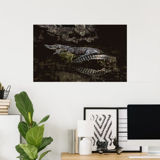 Gator Portrait Poster (Heimbüro)