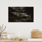 Gator Portrait Poster (Küche)