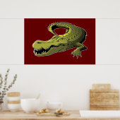 Gator-Poster Poster (Küche)