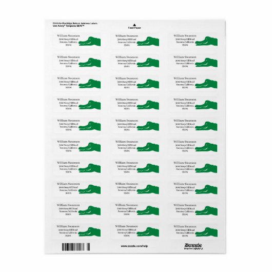 Gator-Rücksendeadresse (Vorne)