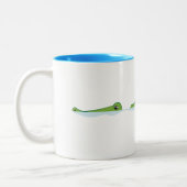 Gator Schwimmen Zweifarbige Tasse (Links)