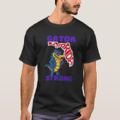 Gator Strong Florida Alligator Crocodile Zoo Anima T-Shirt (Vorderseite)