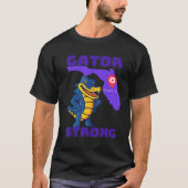 Gator Strong Florida Alligator Crocodile Zoo Anima T-Shirt (Vorderseite)