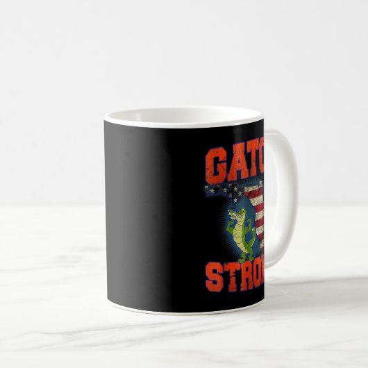 Gator Strong Florida Staat Gator Kaffeetasse (VorderseiteRechts)