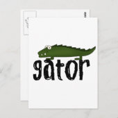 Gator T Shirts und Geschenke Postkarte (Vorne/Hinten)