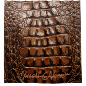 Gator Textur Duschvorhang (Vorderseite)