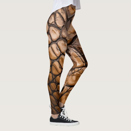 Gator Textur Leggings (Rechts)