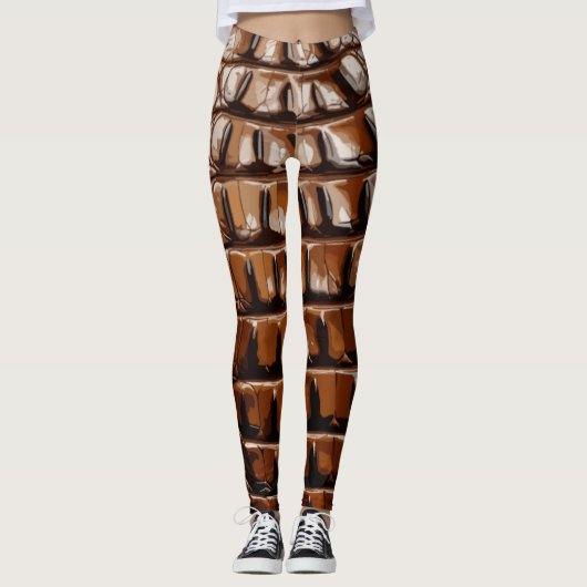 Gator Textur Leggings (Vorderseite)