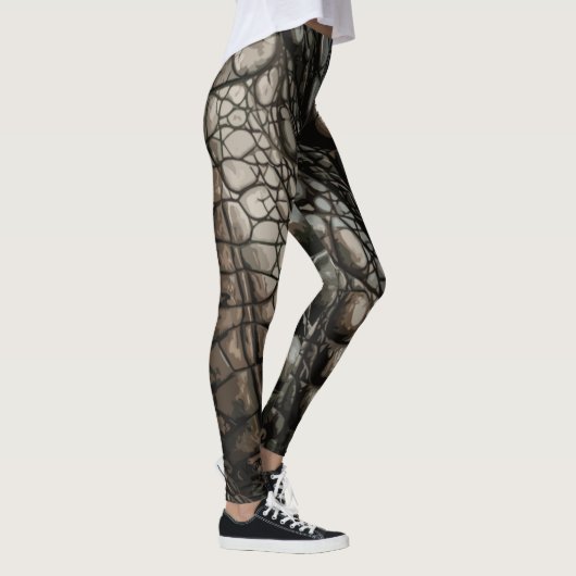 Gator Textur Leggings (Rechts)