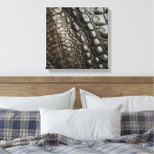 Gator Textur Leinwanddruck (Insitu (Schlafzimmer))