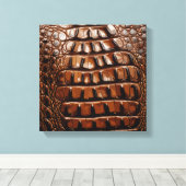 Gator Textur Leinwanddruck (Insitu (Holzboden))