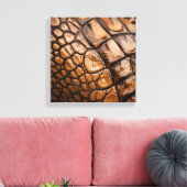 Gator Textur Leinwanddruck (Insitu (Wohnzimmer))