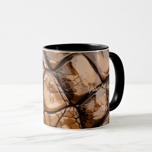 Gator Textur Tasse (VorderseiteRechts)
