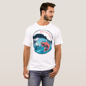 Gator Trout Swamp Hunter Fishing T-Shirt (Vorne ganz)