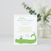 Gator und Blauvögel Einladung (Stehend Vorderseite)