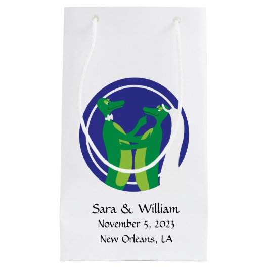 Gator Wedding Kleine Geschenktüte (Vorderseite)
