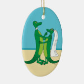 Gator Wedding Ornament (Rechts)