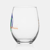 Gator Wedding Stemless Weinglas Ohne Stiel (Links)