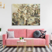 Gatorfütterung Leinwanddruck (Insitu (Wohnzimmer))