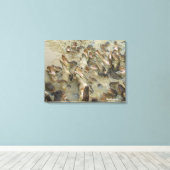 Gatorfütterung Leinwanddruck (Insitu (Holzboden))