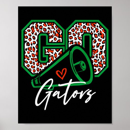 Gatorr Name Team Go Back To School Heart For Men W Poster (Vorne)