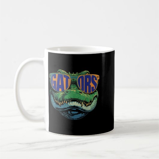 Gators Name Retro Bekleidung für Männer Frauen Kin Kaffeetasse (Links)