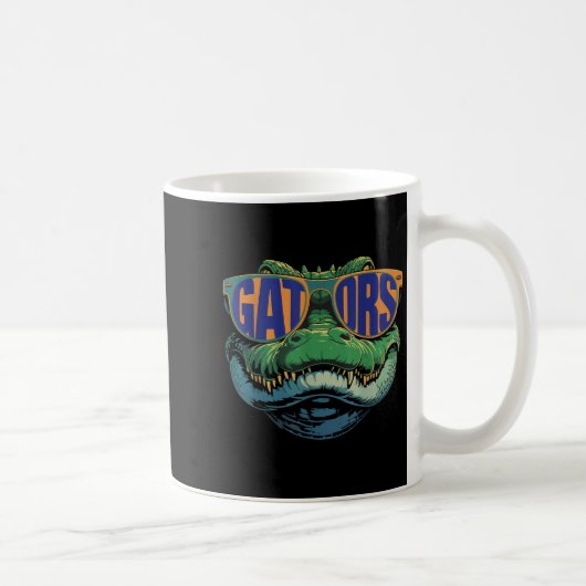 Gators Name Retro Bekleidung für Männer Frauen Kin Kaffeetasse (Rechts)