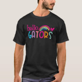 Gators School Sports Fan Team Spirit Mascot T-Shirt (Vorderseite)