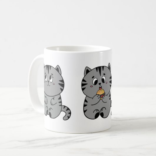 Gatos acogedores kaffeetasse (Vorderseite Links)