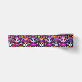 😻 Gatos de Muertos Fiesta Satinband (Vorderseite)