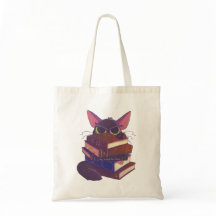 Gatos y Libros Bolsa