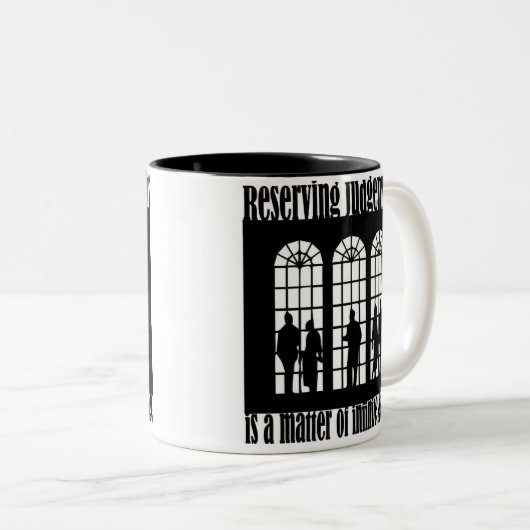 Gatsby-Angebot Zweifarbige Tasse (VorderseiteRechts)