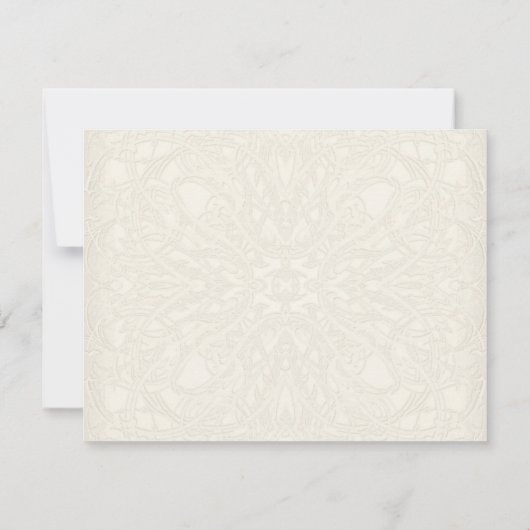 Gatsby Art Deco Jugendstil Imitate Golden Tulip Einladung (Rückseite)