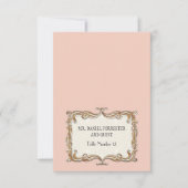 Gatsby Art Deco Jugendstil Imitate Golden Tulip Einladung (Vorderseite)