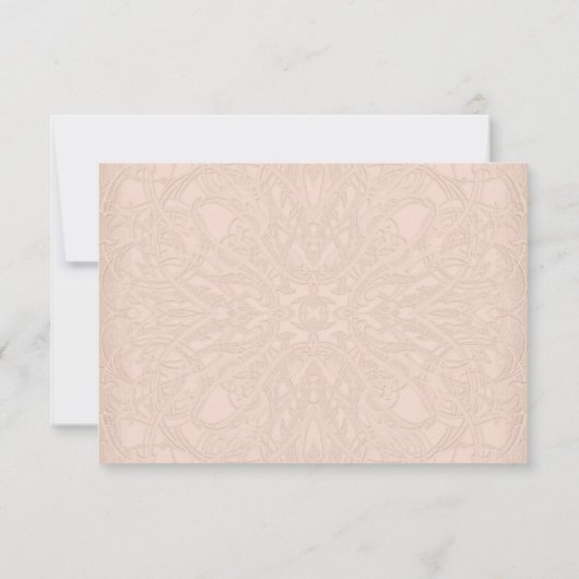 Gatsby Art Deco Jugendstil Imitate Golden Tulip Einladung (Rückseite)